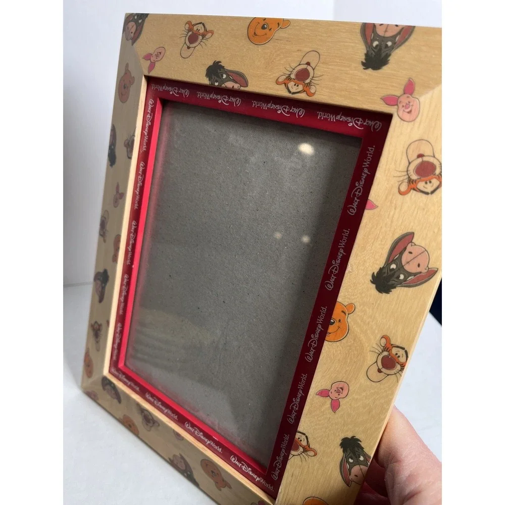 Walt Disney World Frame Winnie The Pooh Eeyore Piglet Tigger Wooden Picture